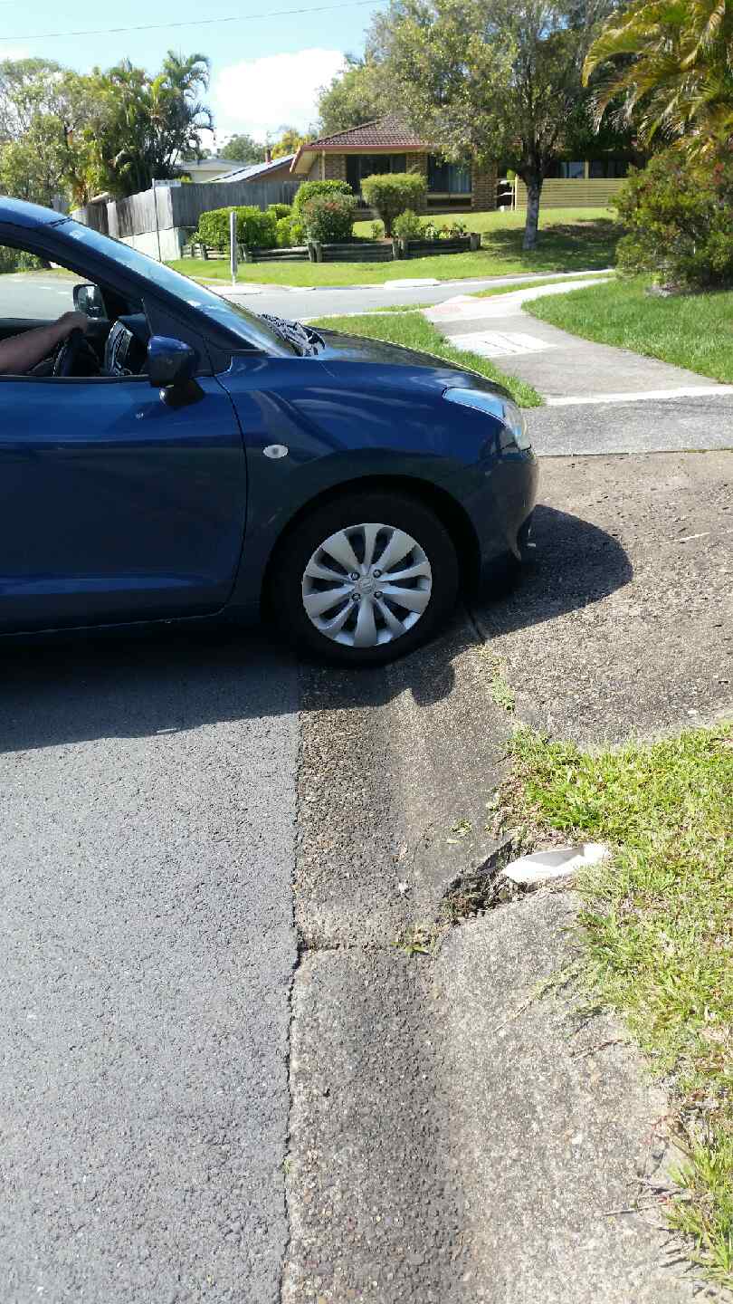 driveway ramps to prevent cars bottoming out